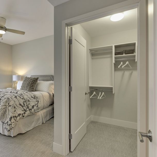 Encore apartments built in closet system